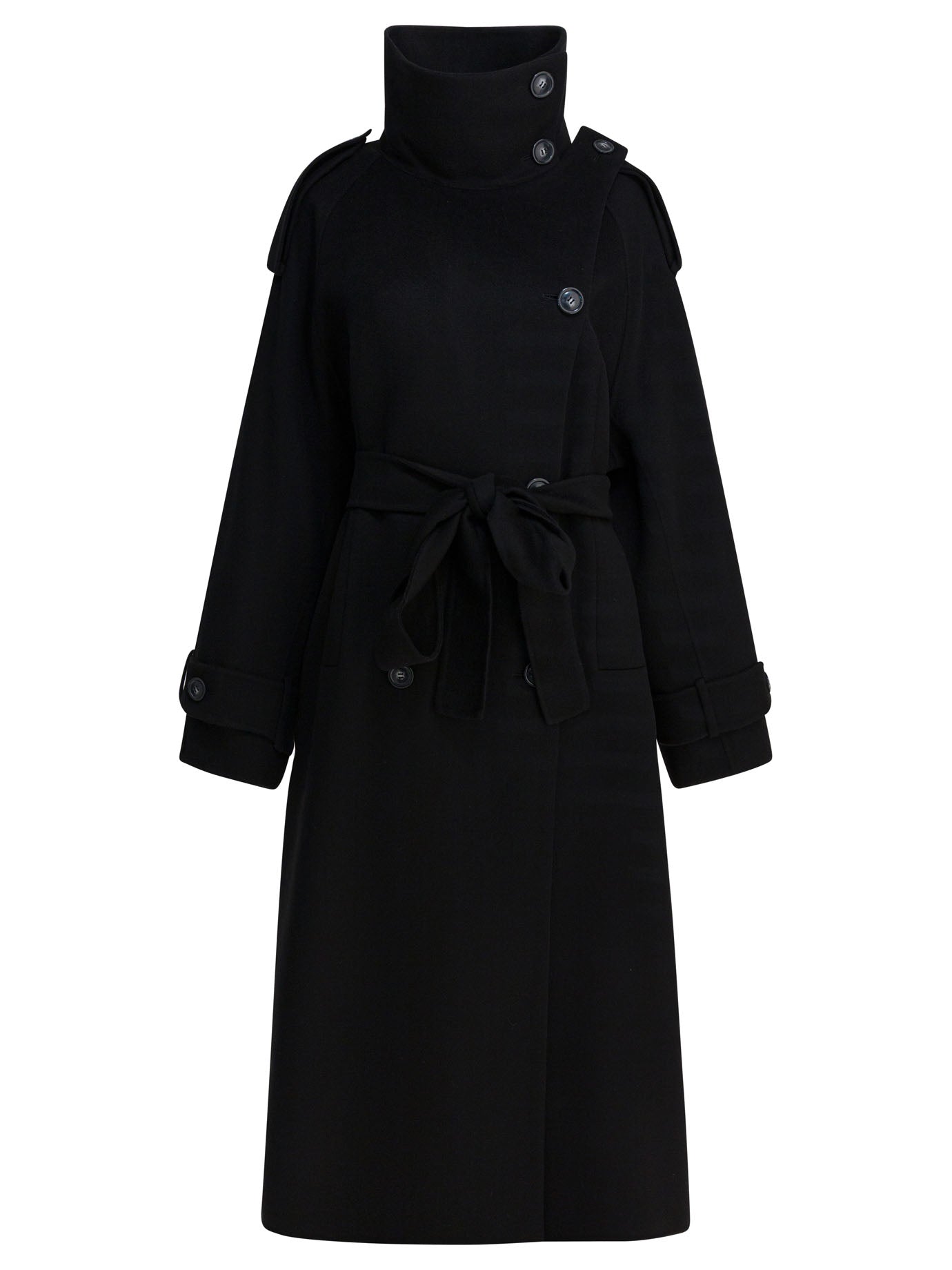 Max Mara Sportmax Virgin Wool Long Coat