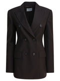 Max Mara Sportmax Double-breasted Wool Blazer
