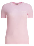 Miu Miu Crew-neck Sweater With Logo