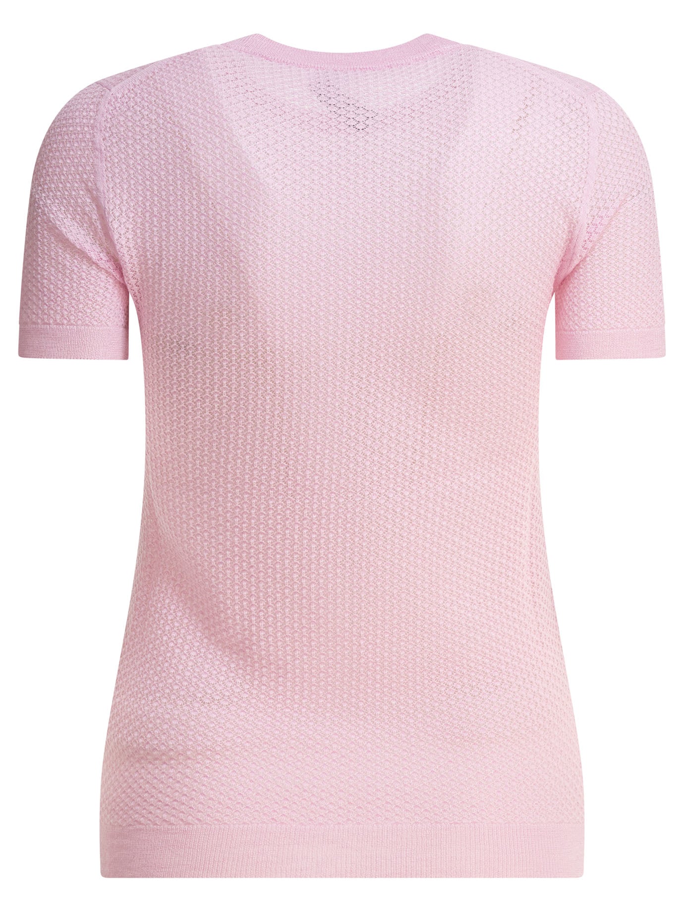 Miu Miu Crew-neck Sweater With Logo