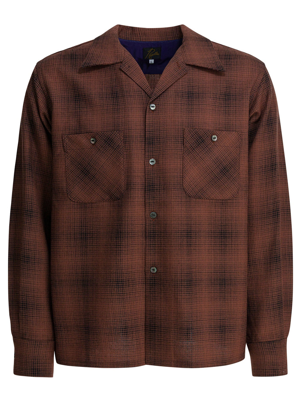 Needles Checked Wool "one-up" Shirt