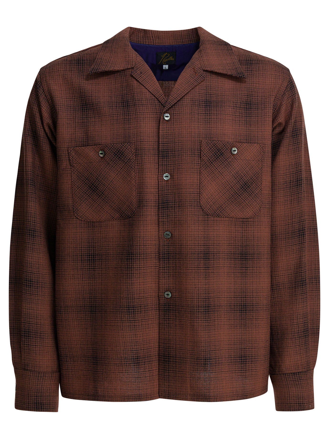 Needles Checked Wool "one-up" Shirt