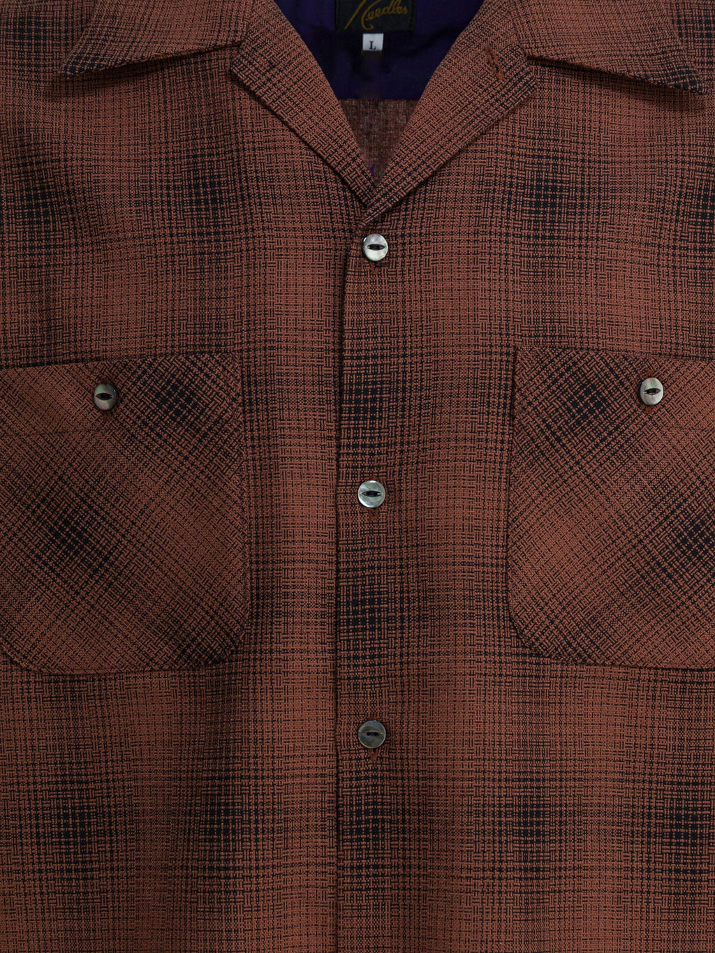 Needles Checked Wool "one-up" Shirt