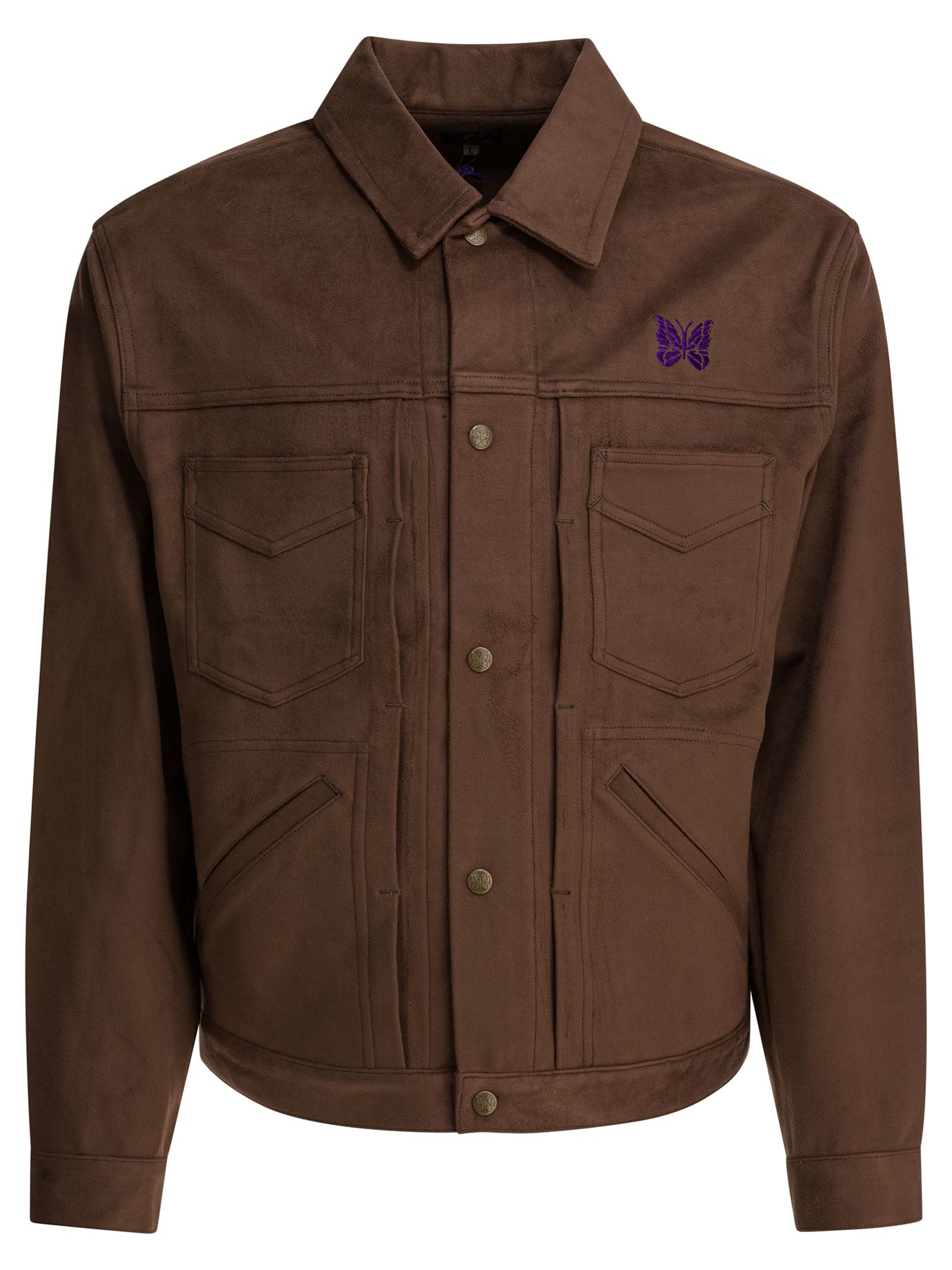 Needles "penny Jean" Overshirt Jacket