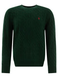 Polo Ralph Lauren Wool And Cashmere Crewneck Sweater With Logo