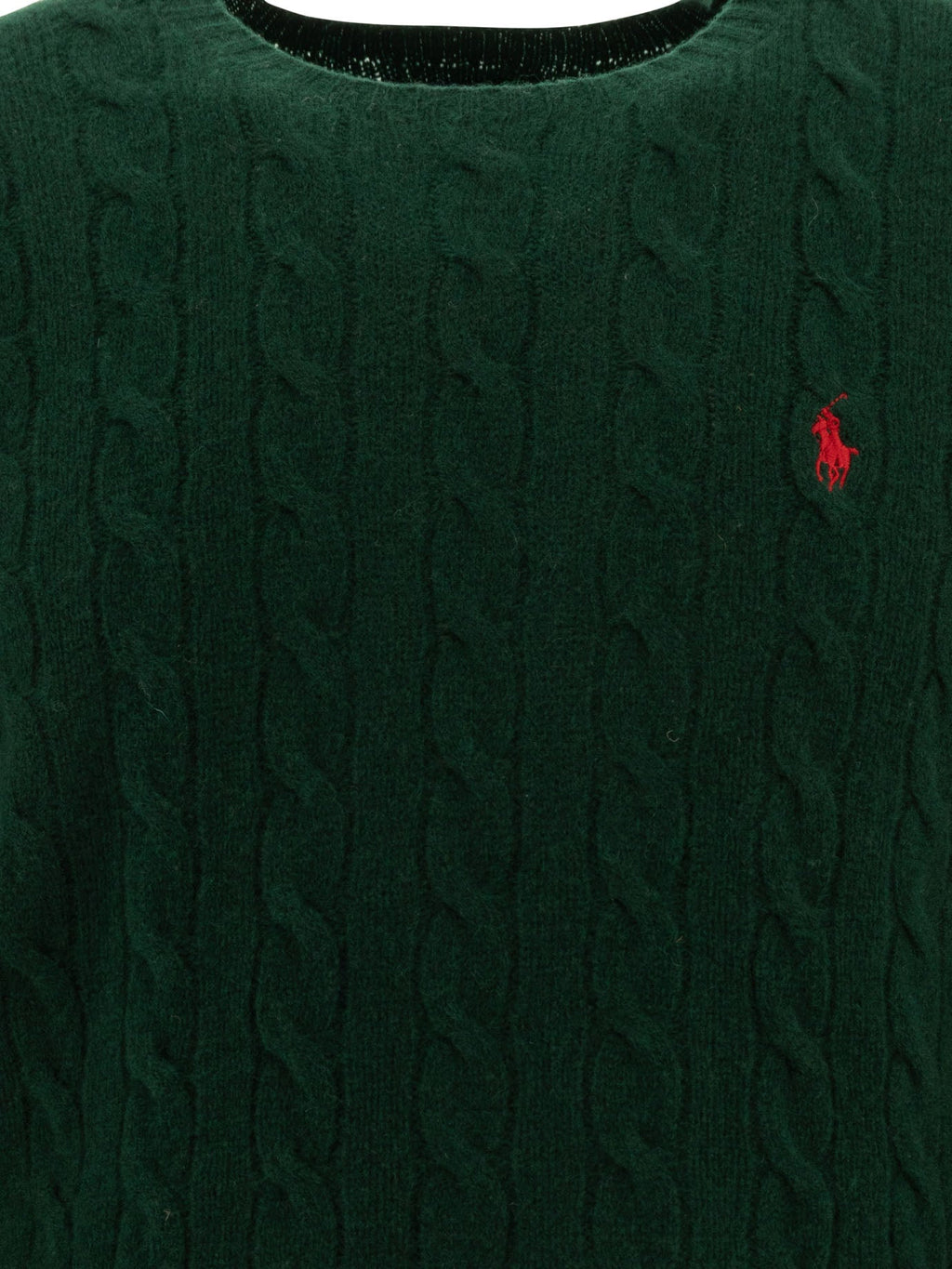 Polo Ralph Lauren Wool And Cashmere Crewneck Sweater With Logo