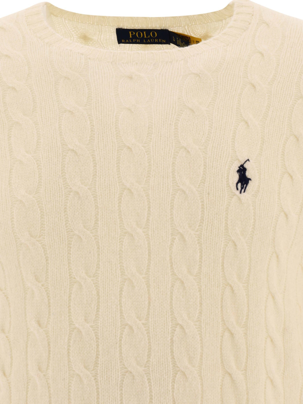Polo Ralph Lauren Wool And Cashmere Crewneck Sweater With Logo