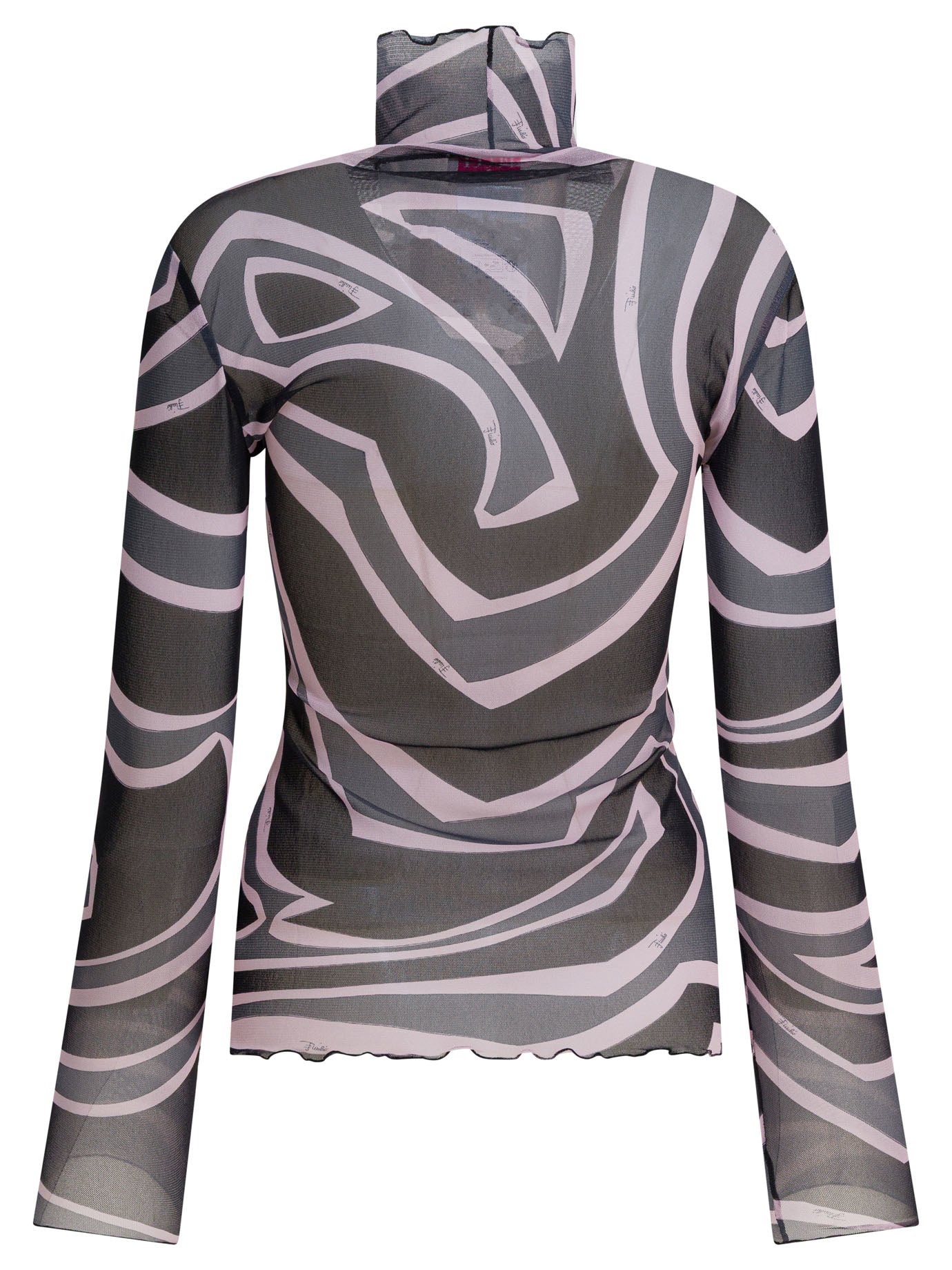 Pucci Labirinto Print Tulle T-shirt