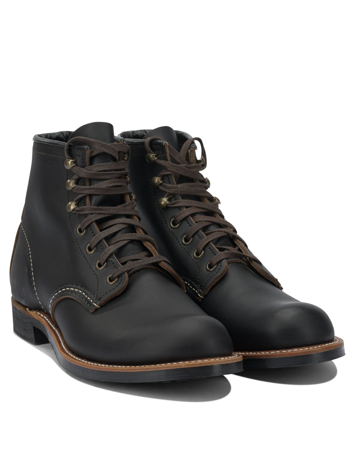 Red Wing Shoes "blacksmith 3345 Black Prairie" Lace-up Ankle Boots