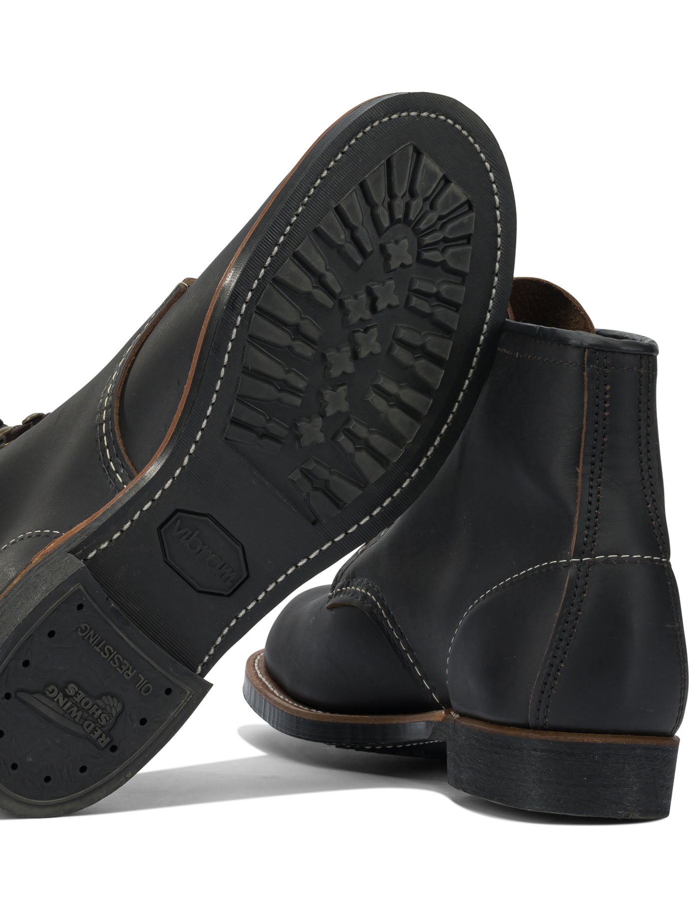 Red Wing Shoes "blacksmith 3345 Black Prairie" Lace-up Ankle Boots