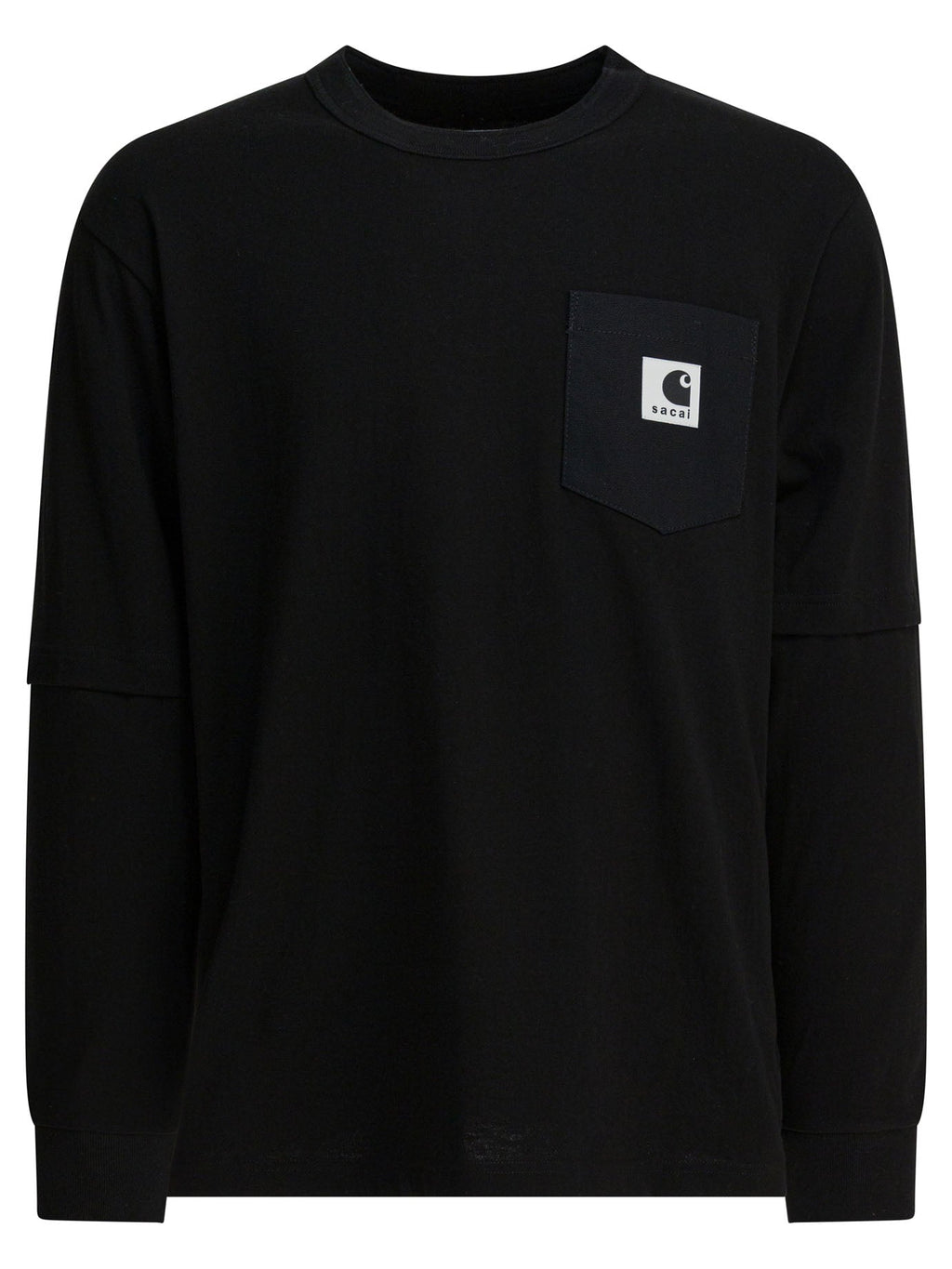 Sacai "sacai X Carhartt Wip" Crewneck T-shirt