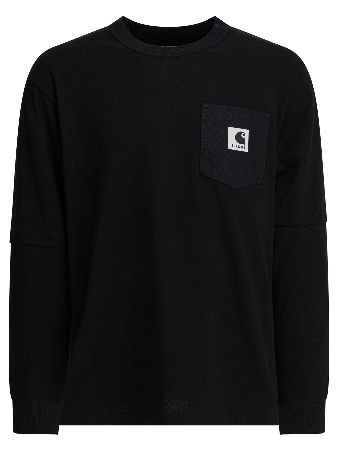 Sacai "sacai X Carhartt Wip" Crewneck T-shirt