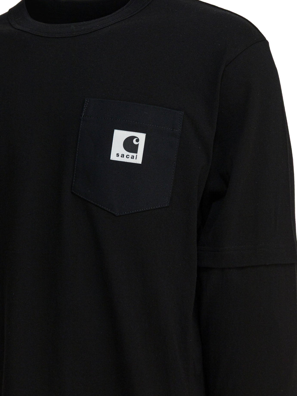 Sacai "sacai X Carhartt Wip" Crewneck T-shirt