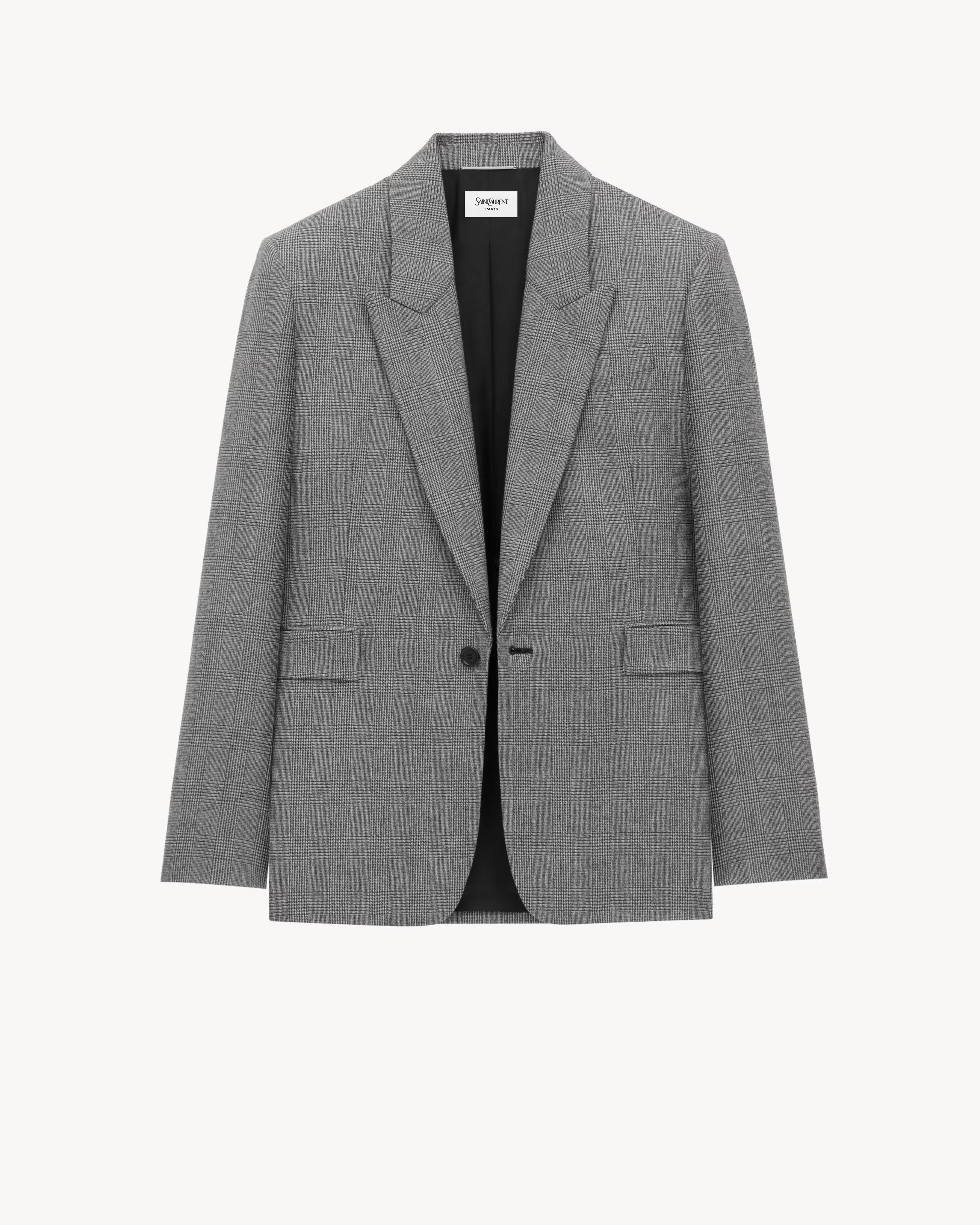 Saint Laurent Blazer Jacket In Wool