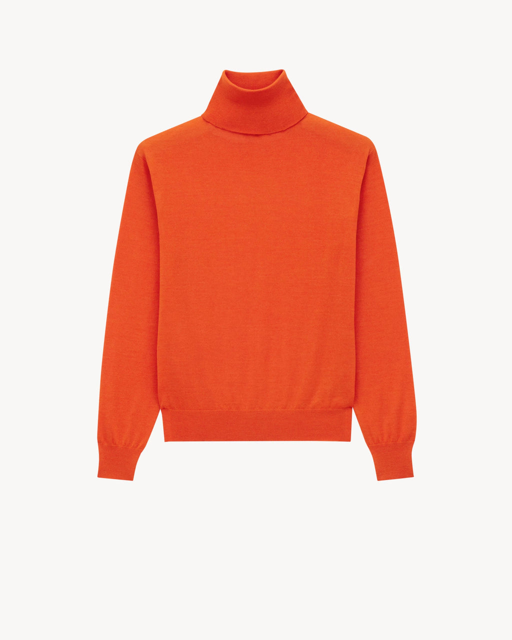 Saint Laurent Turtleneck Sweater In Cashmere, Wool And Silk