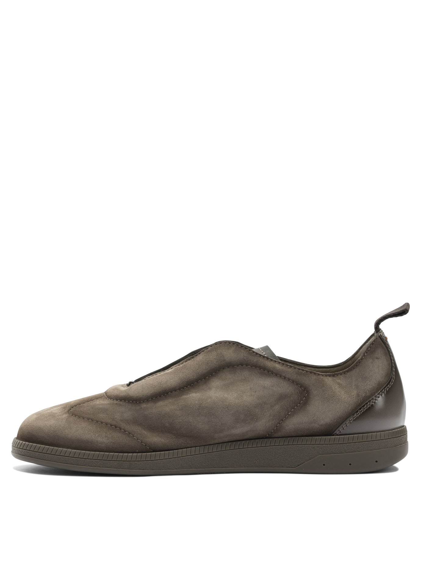 Santoni Sneaker With Elastic Laces
