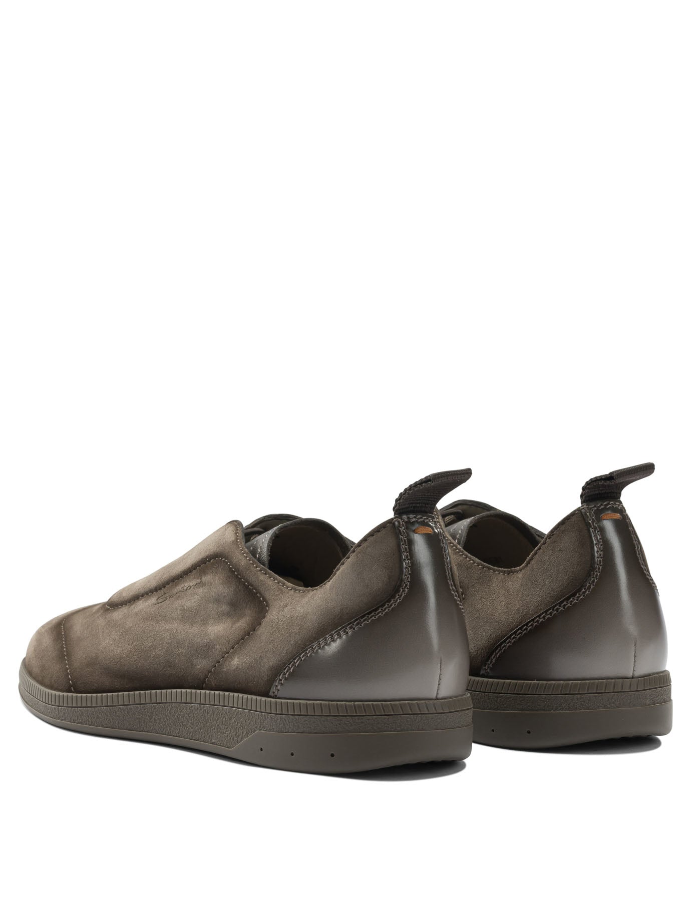 Santoni Sneaker With Elastic Laces