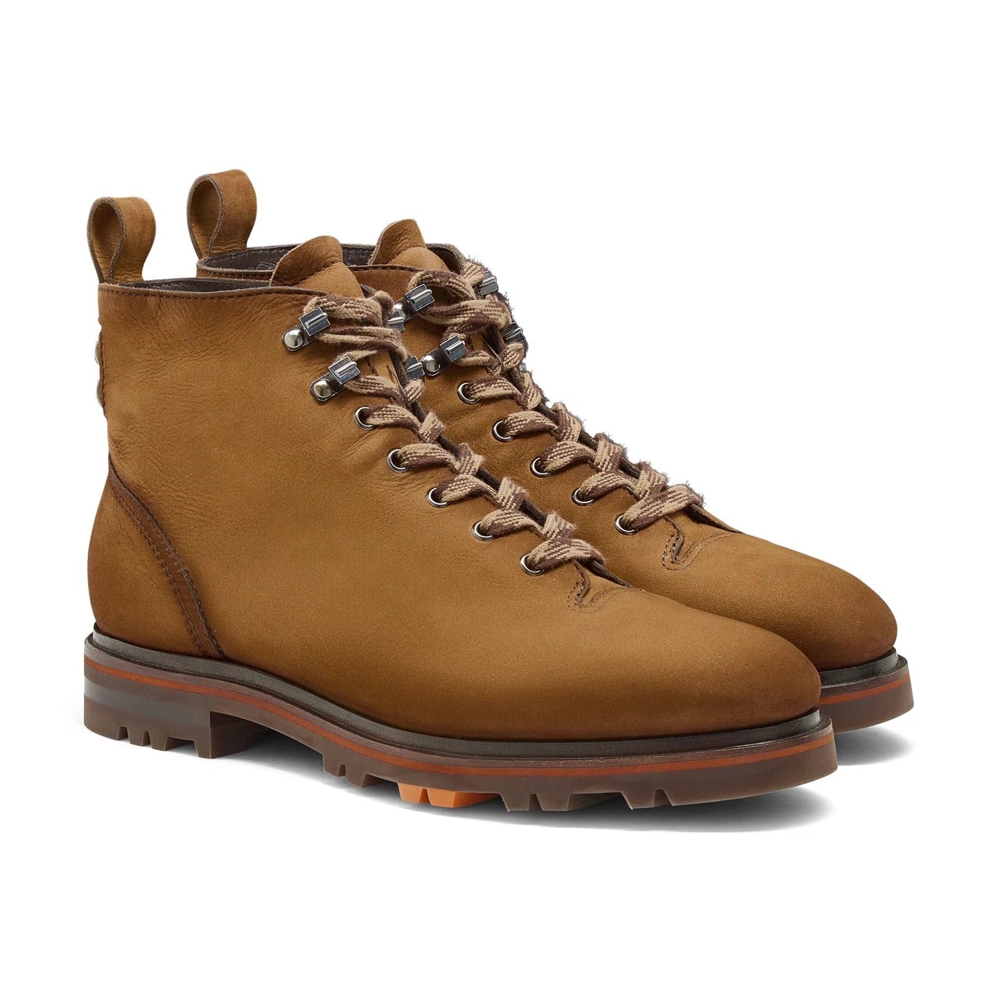 Santoni Trekking Lace Up Ankle Boots