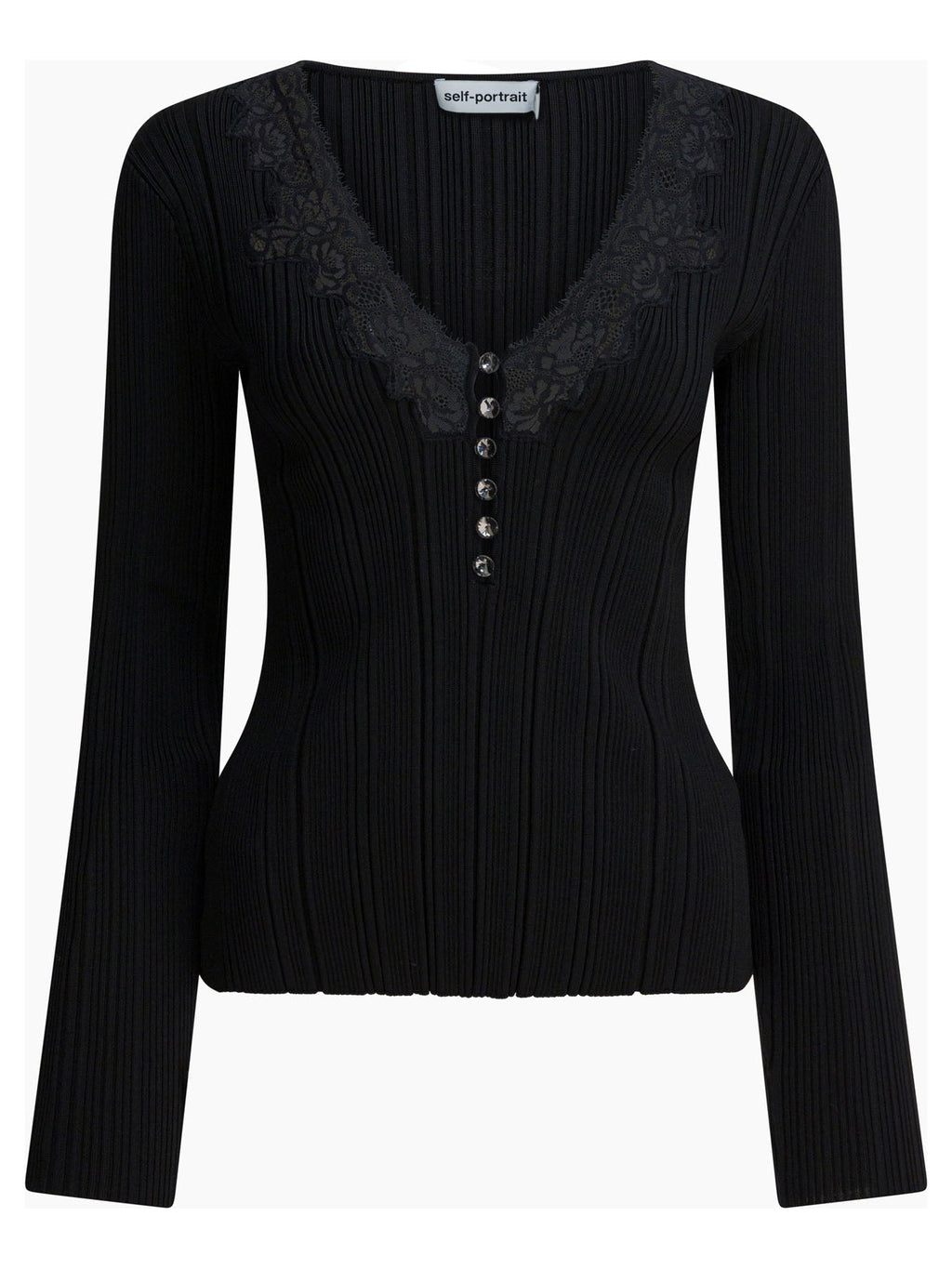 Self-portrait Top With Lace