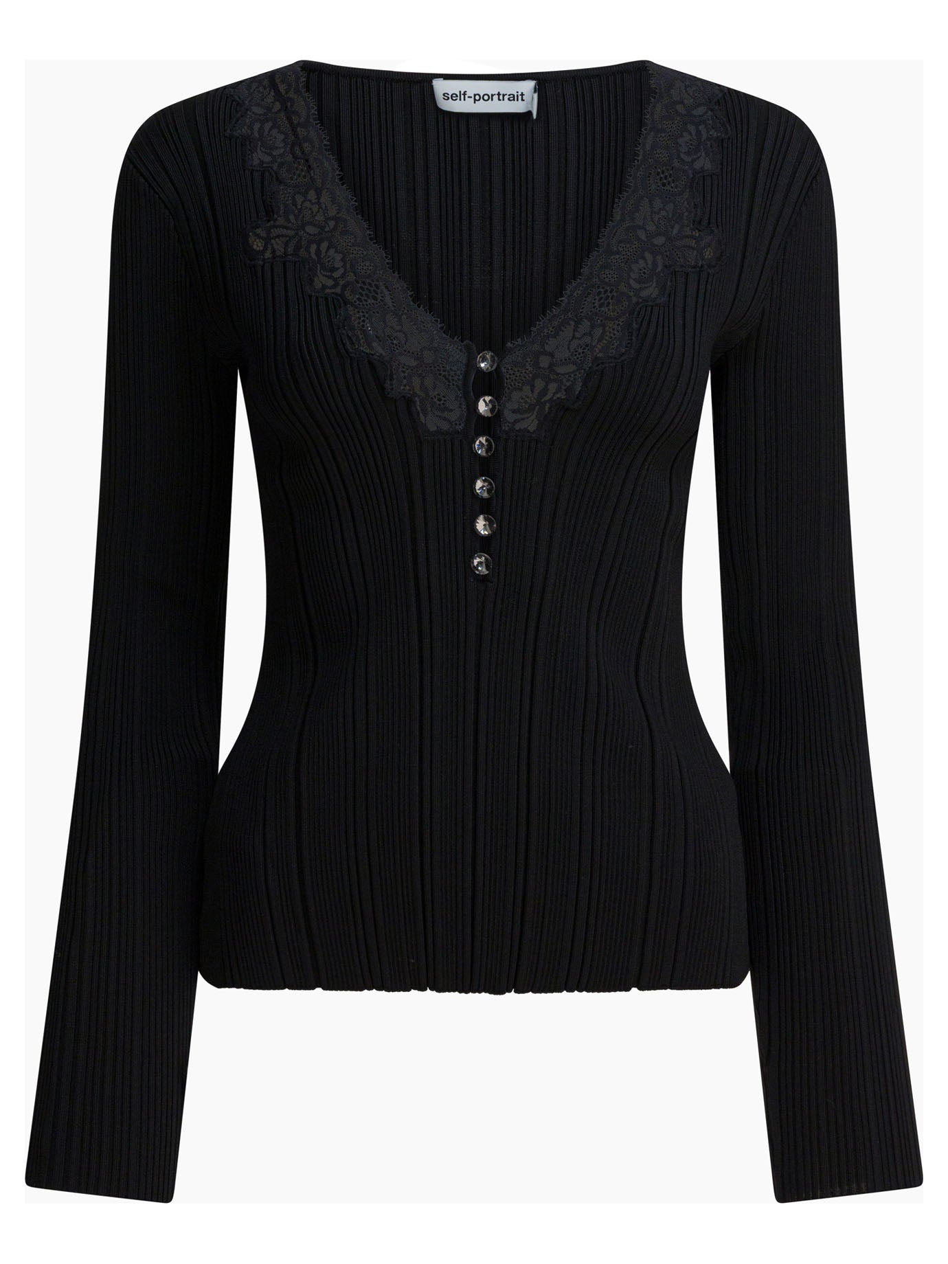 Self-portrait Top With Lace