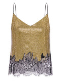 Self Portrait Tank Top With Sequins
