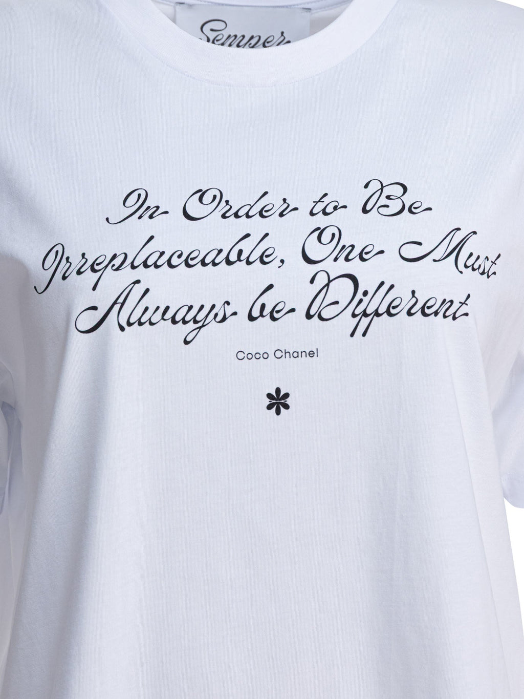Semper "quote Coco" Cotton T-shirt