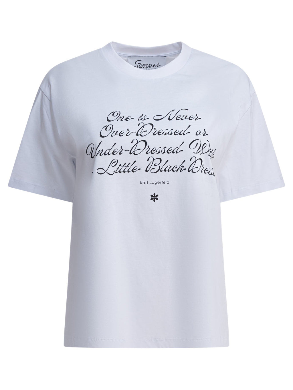Semper "quote Karl" Cotton T-shirt