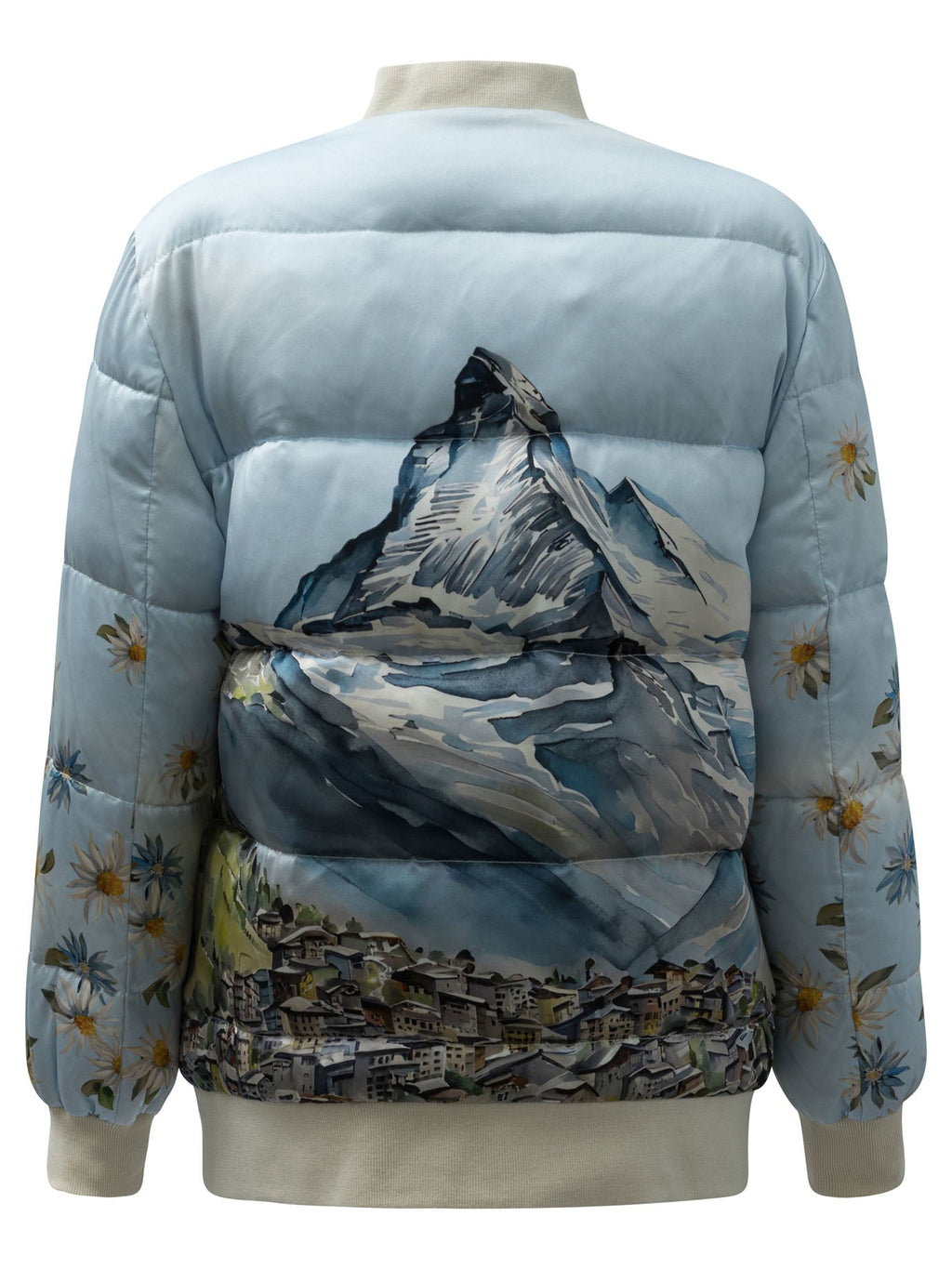 Sleep No More "zermatt" Silk Bomber Jacket