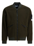 Stone Island Waterproof Wool And Nylon Bomber Jacket