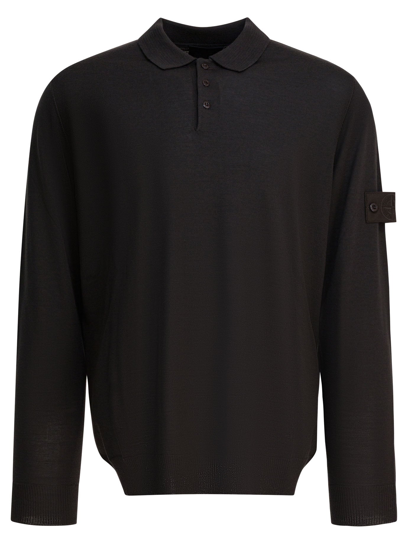 Stone Island Wool Polo Sweater