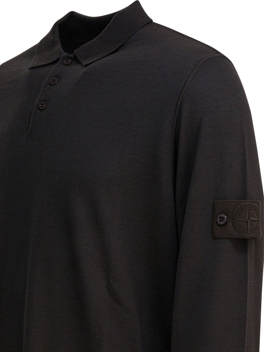 Stone Island Wool Polo Sweater