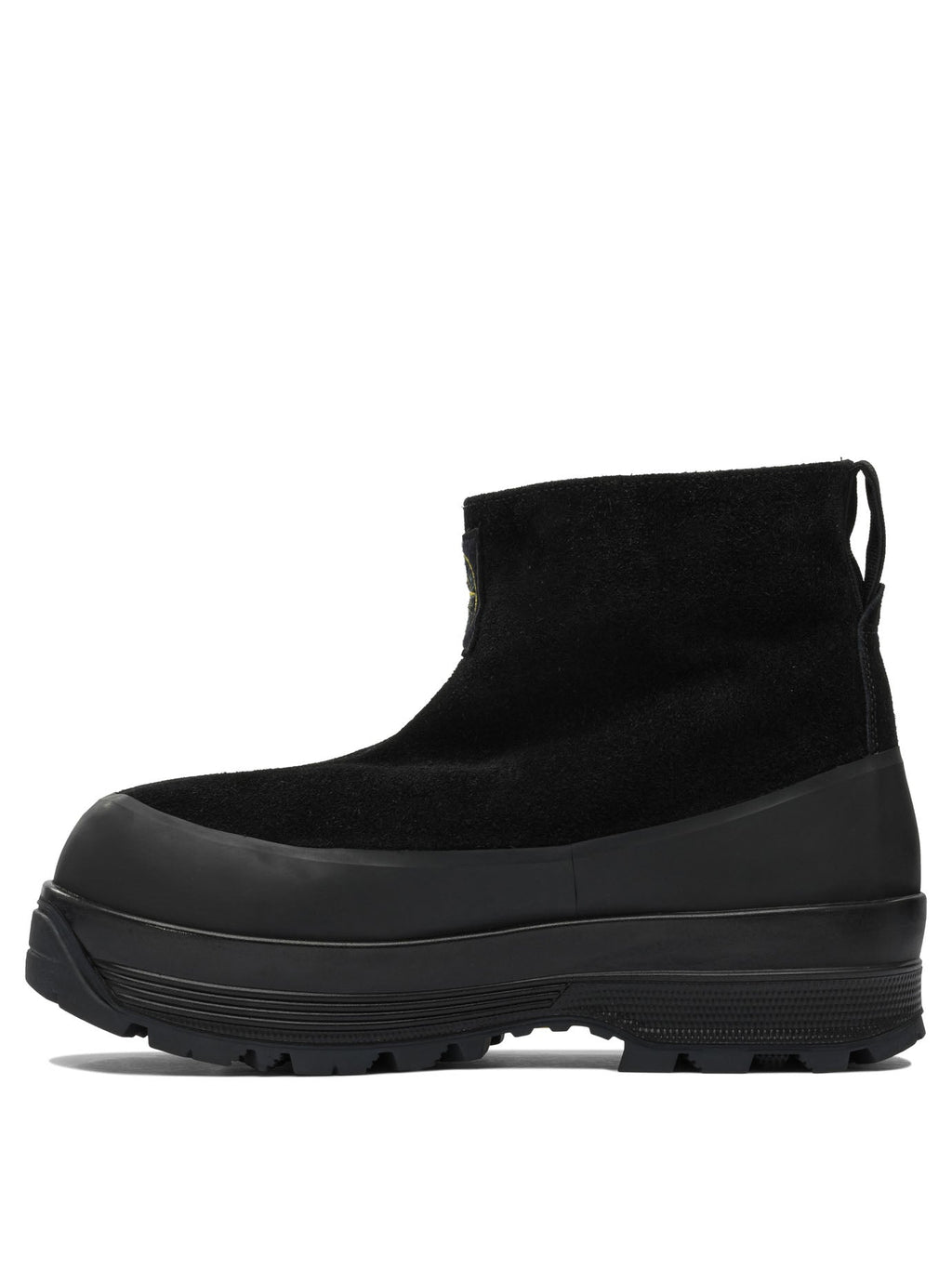 Stone Island Suede Leather Ankle Boots