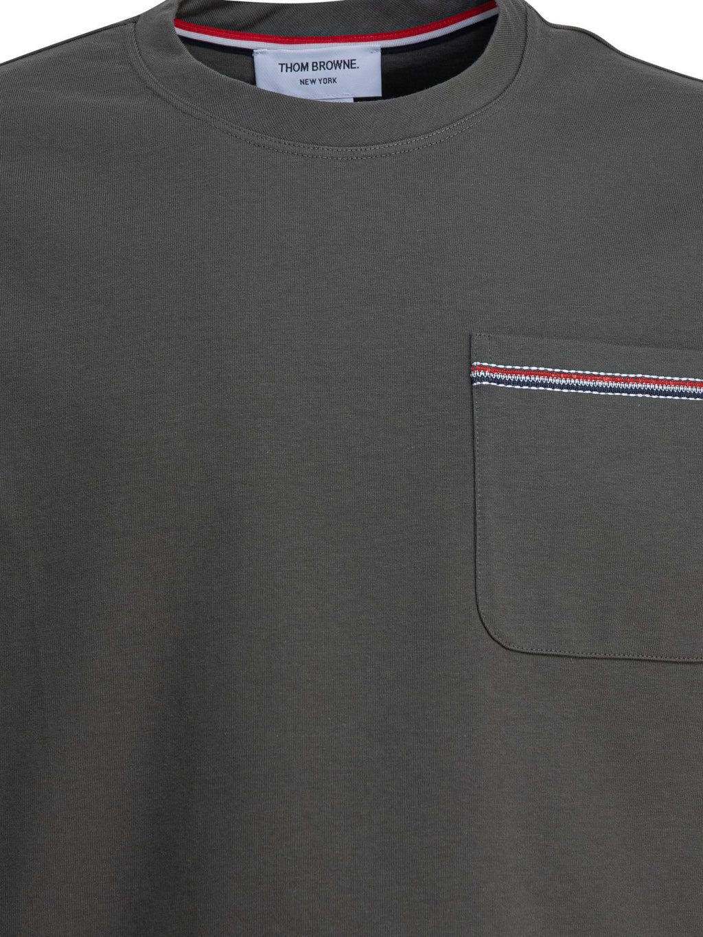 Thom Browne T-shirt With Pocket