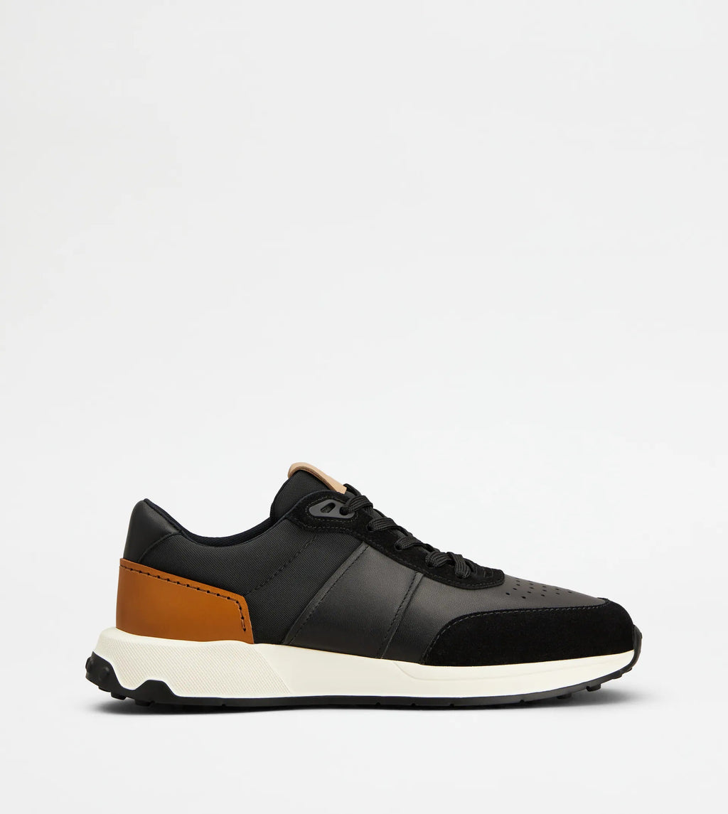 Tod's Leather And Technical Fabric Sneakers