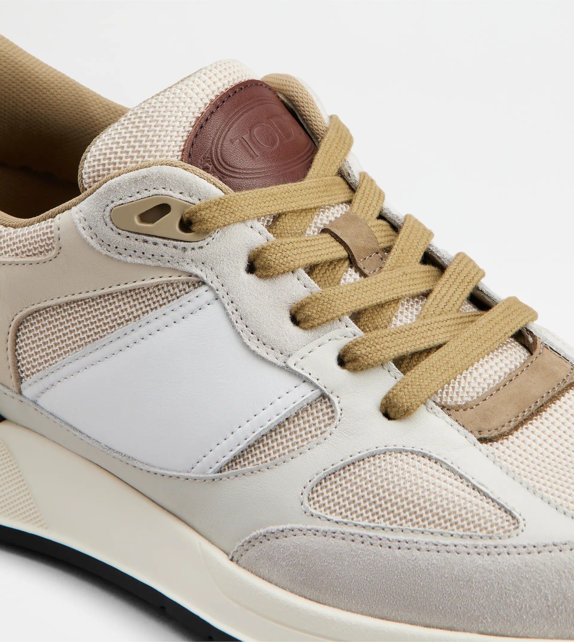 Tod's Sneakers In Suede And Smooth Leather
