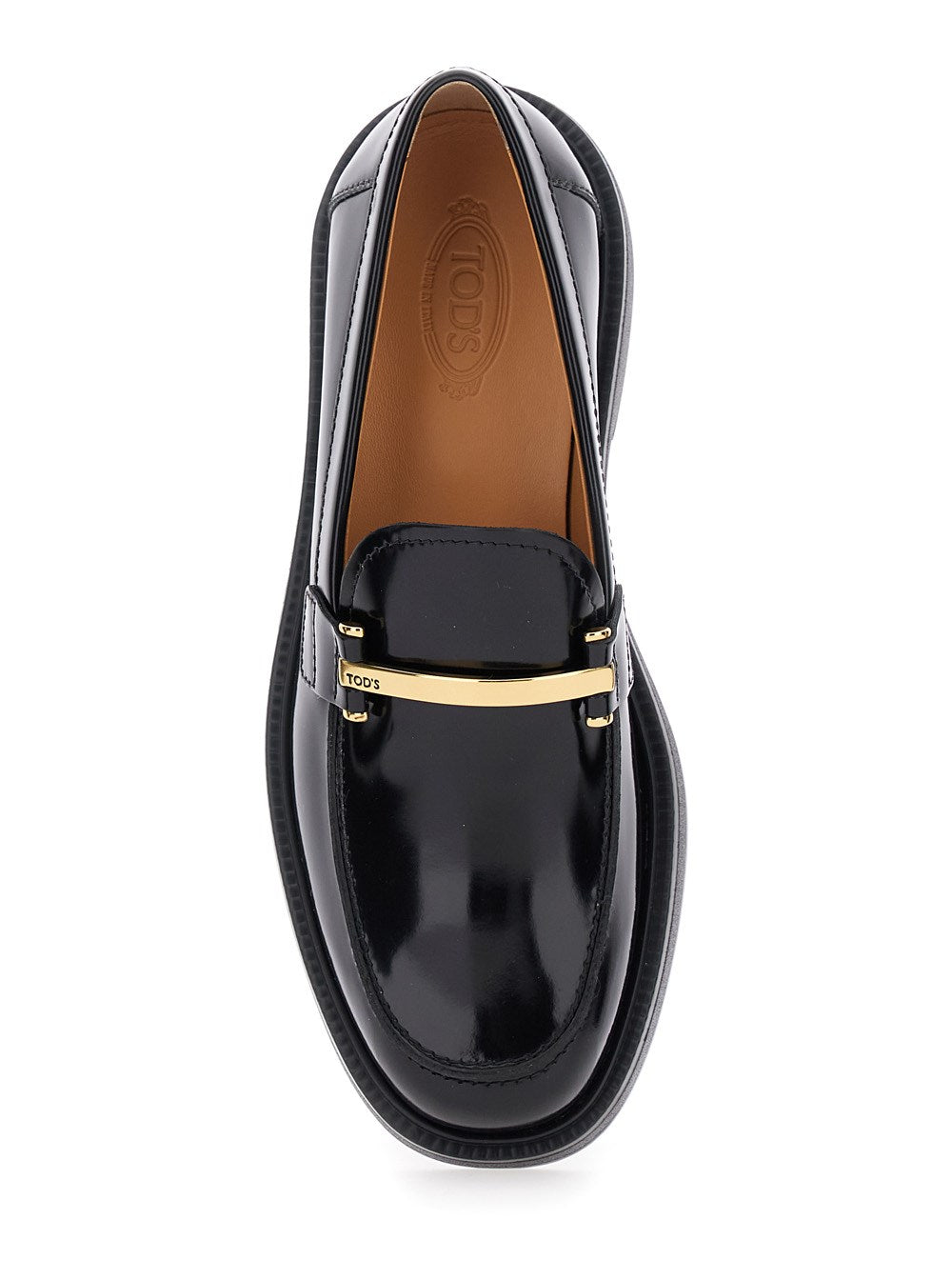 Tod's Leather Loafers With Logo