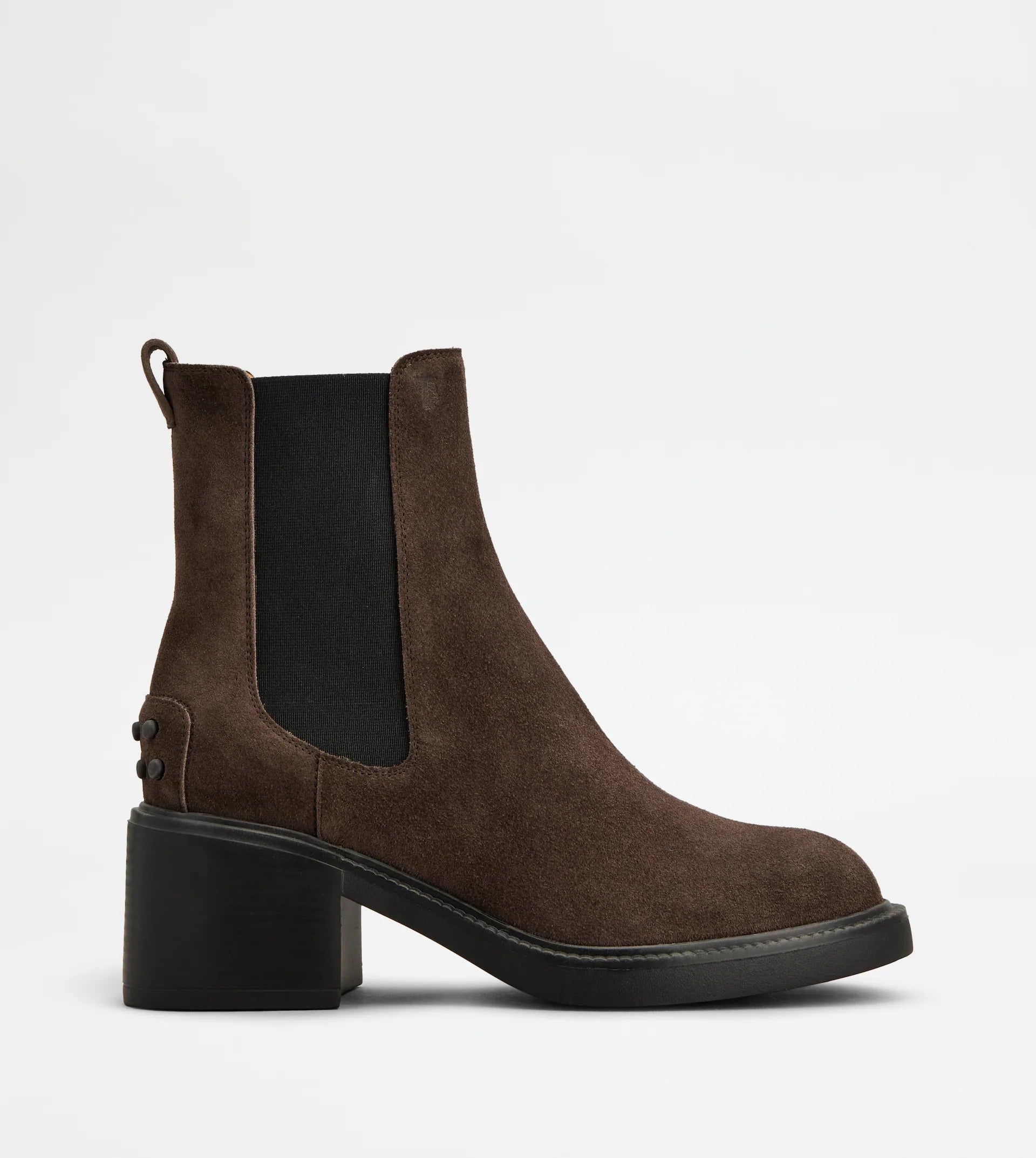 Tod's Suede Heeled Ankle Boots