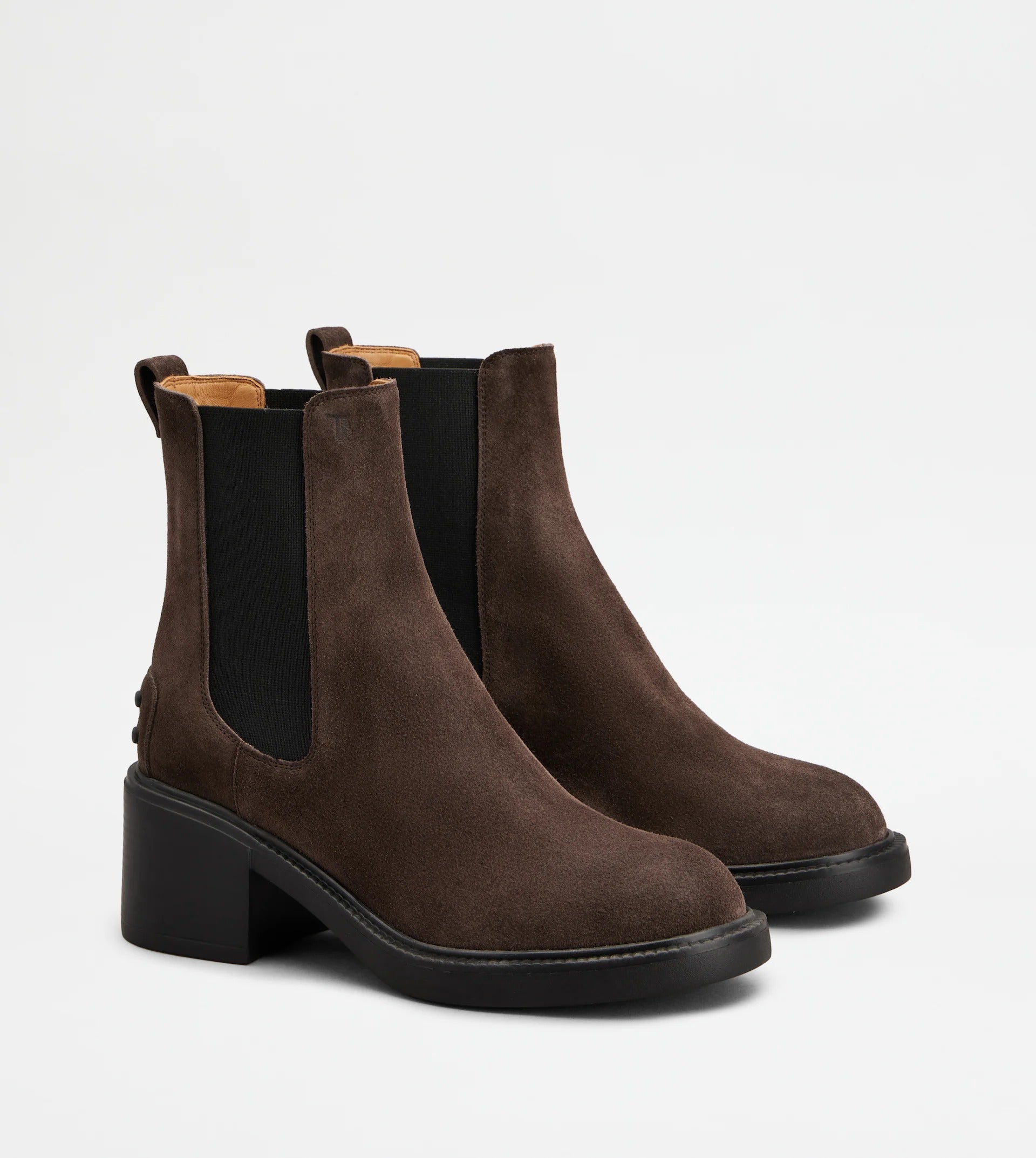 Tod's Suede Heeled Ankle Boots
