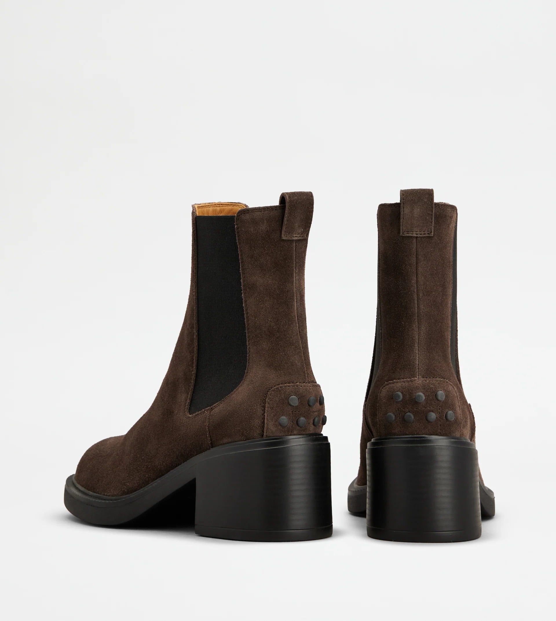 Tod's Suede Heeled Ankle Boots