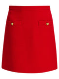 Valentino Midi Wool Skirt