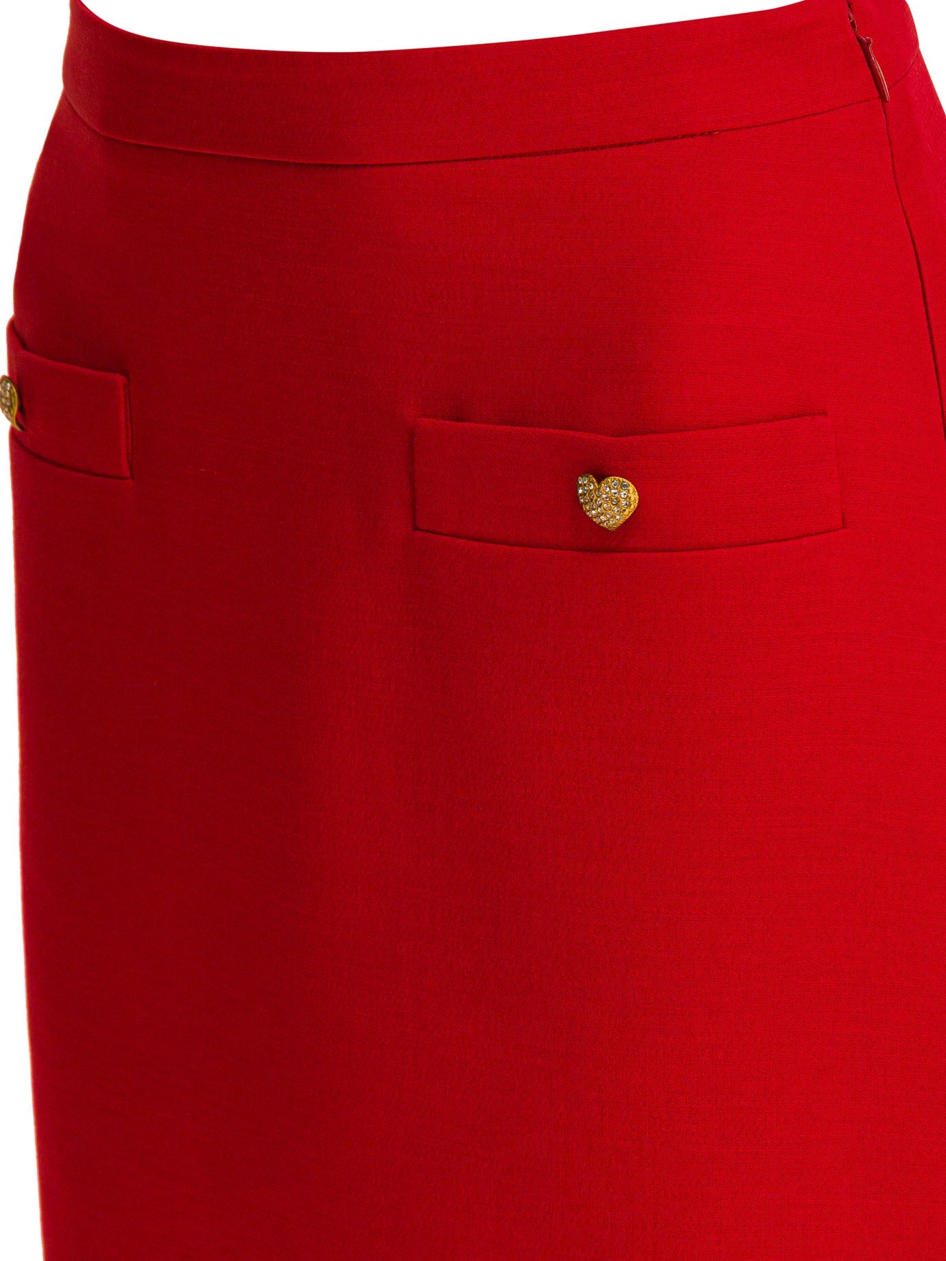 Valentino Midi Wool Skirt