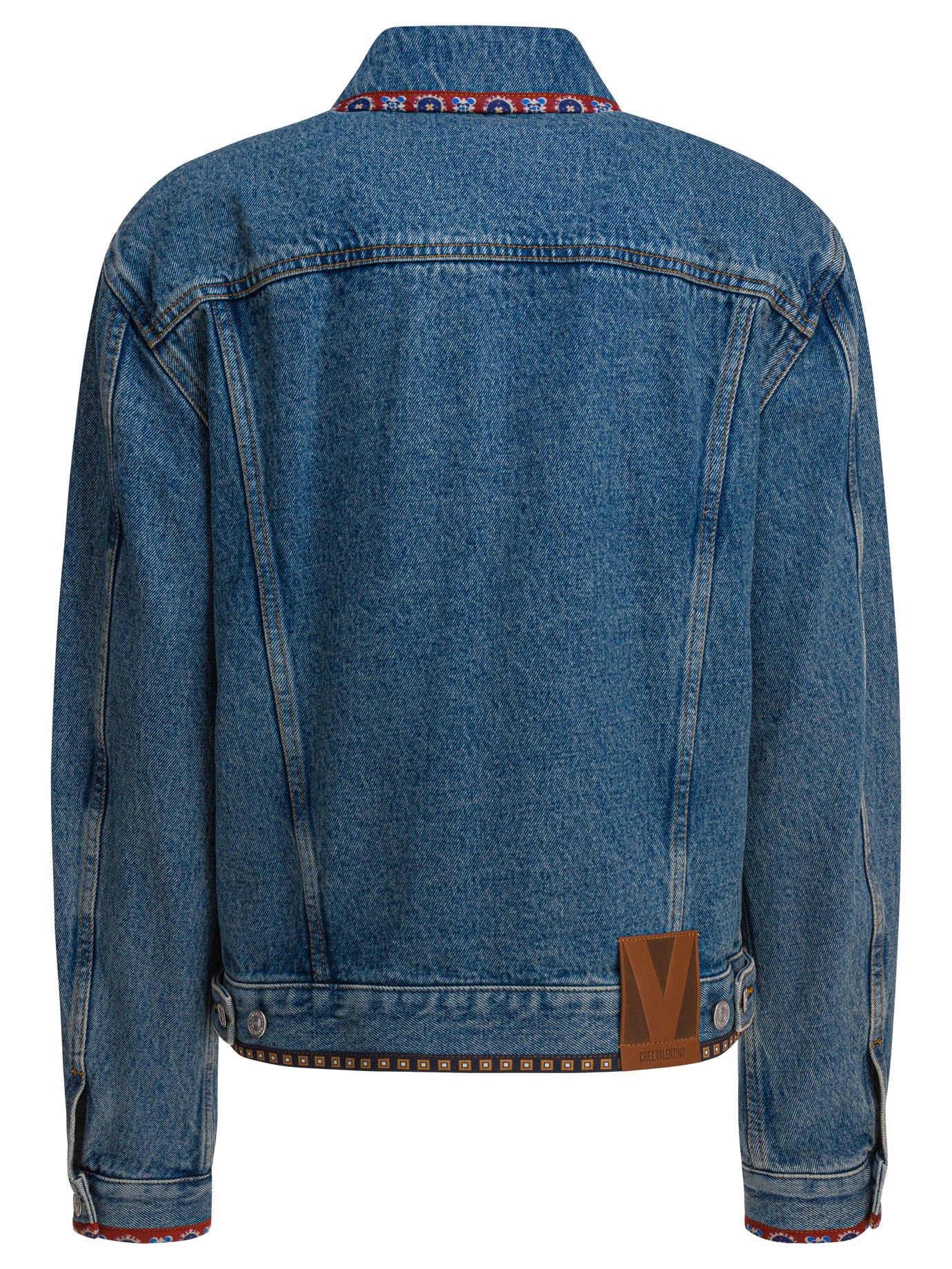 Valentino Embroidery Denim Jacket