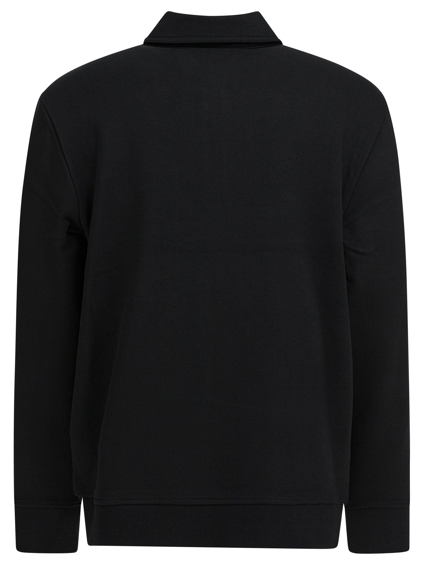 Vince Cotton Blend Zippered Polo Shirt