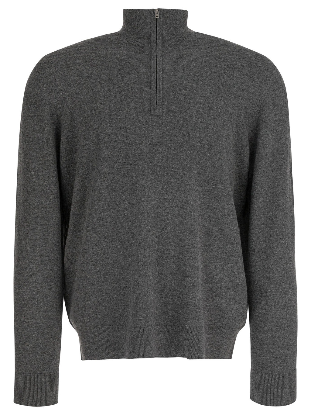 Vince Cashmere Sweater With Half Zipper