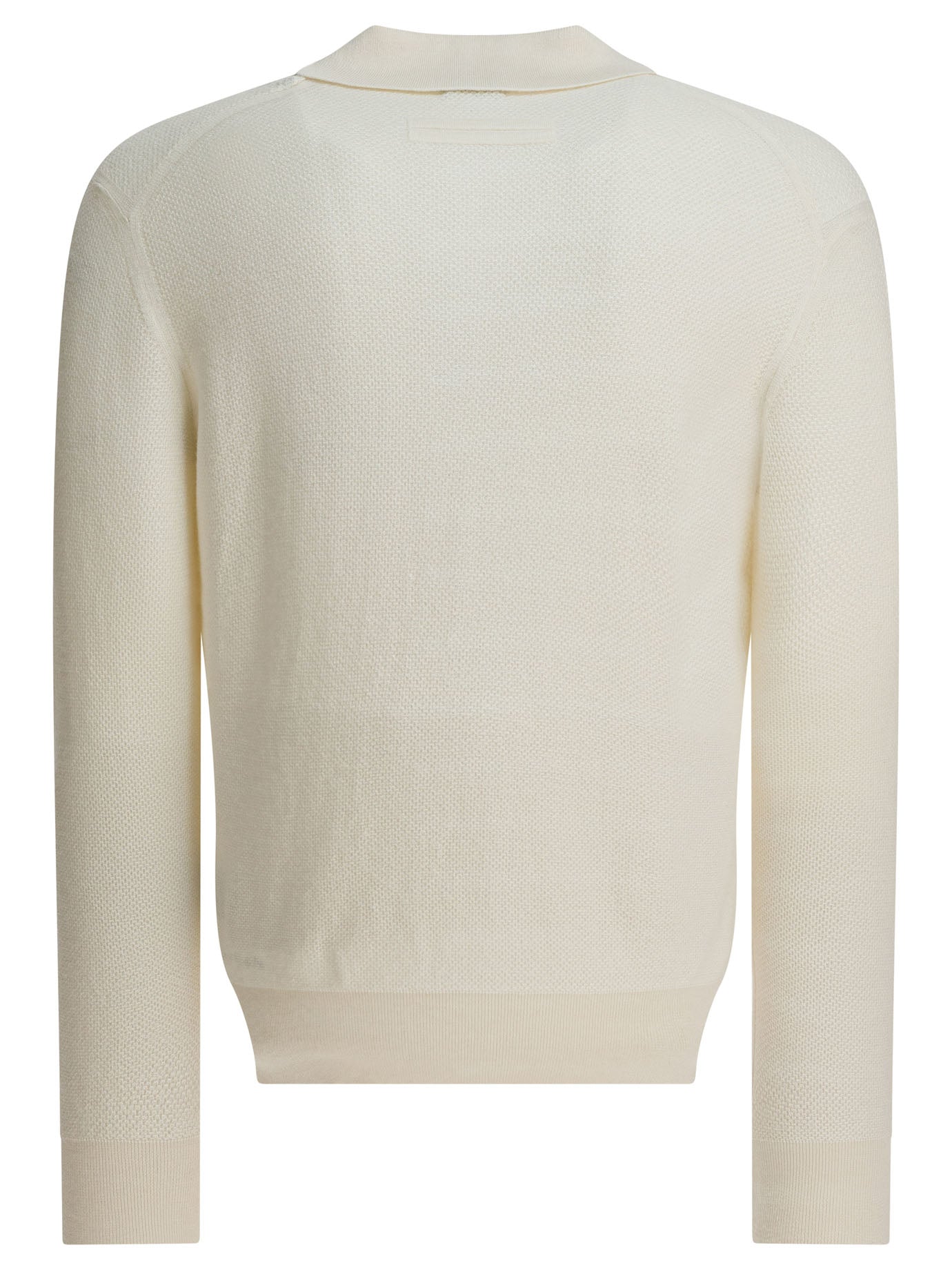 Zegna Cashmere Polo Sweater