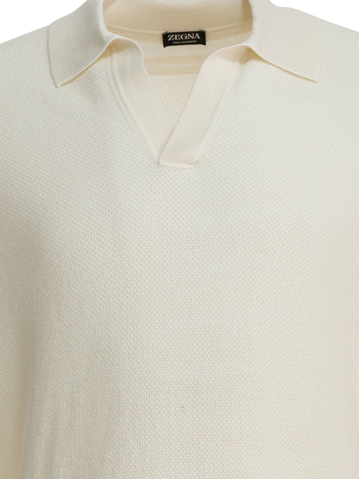 Zegna Cashmere Polo Sweater