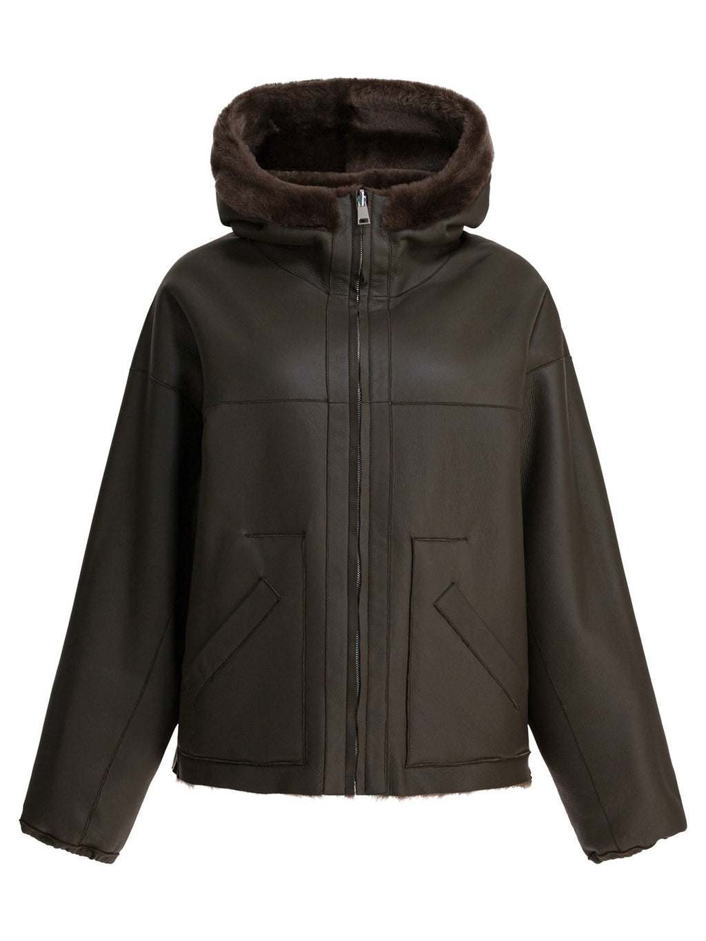 Blancha Reversible Jacket In Shearling