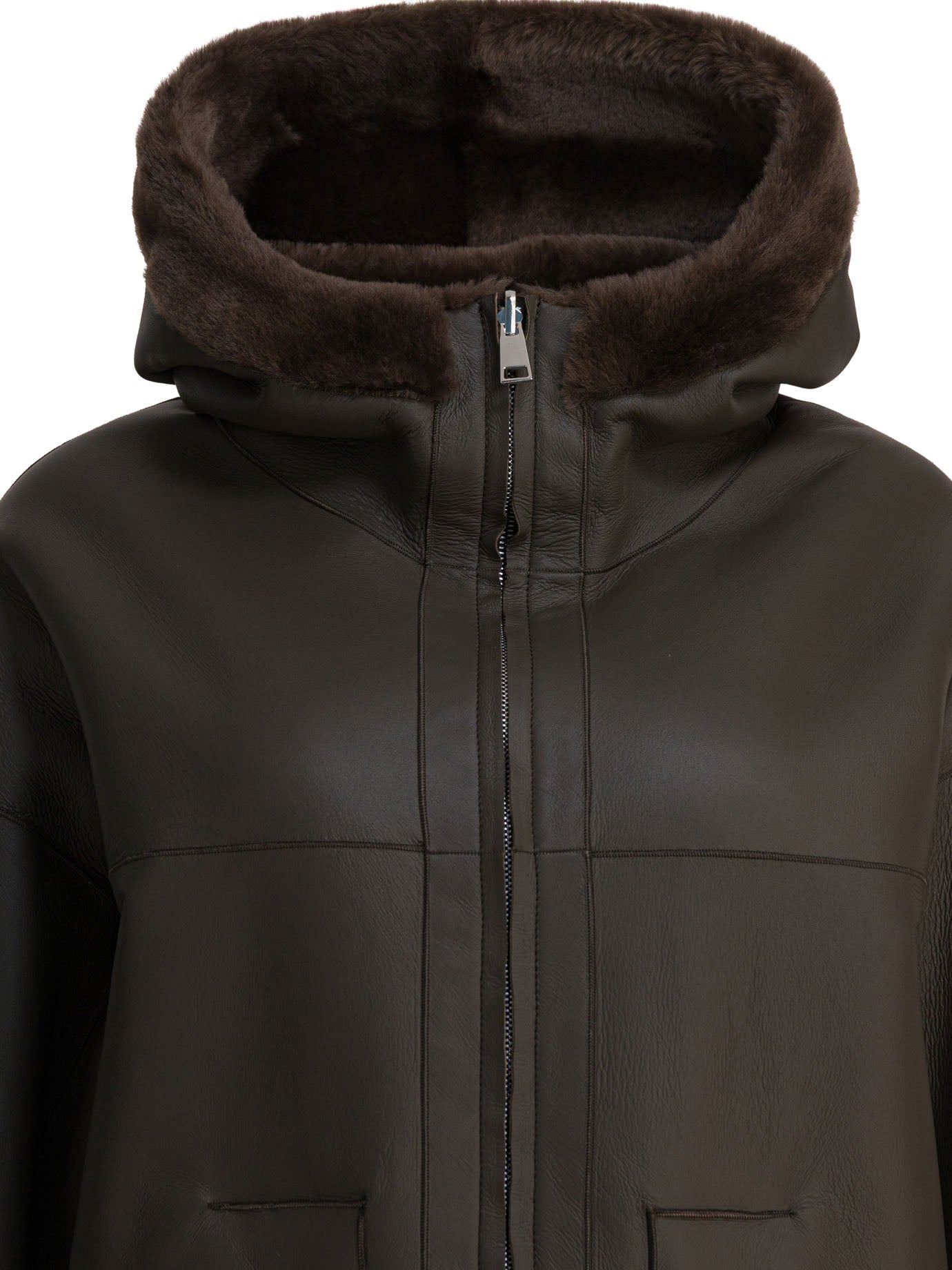 Blancha Reversible Jacket In Shearling