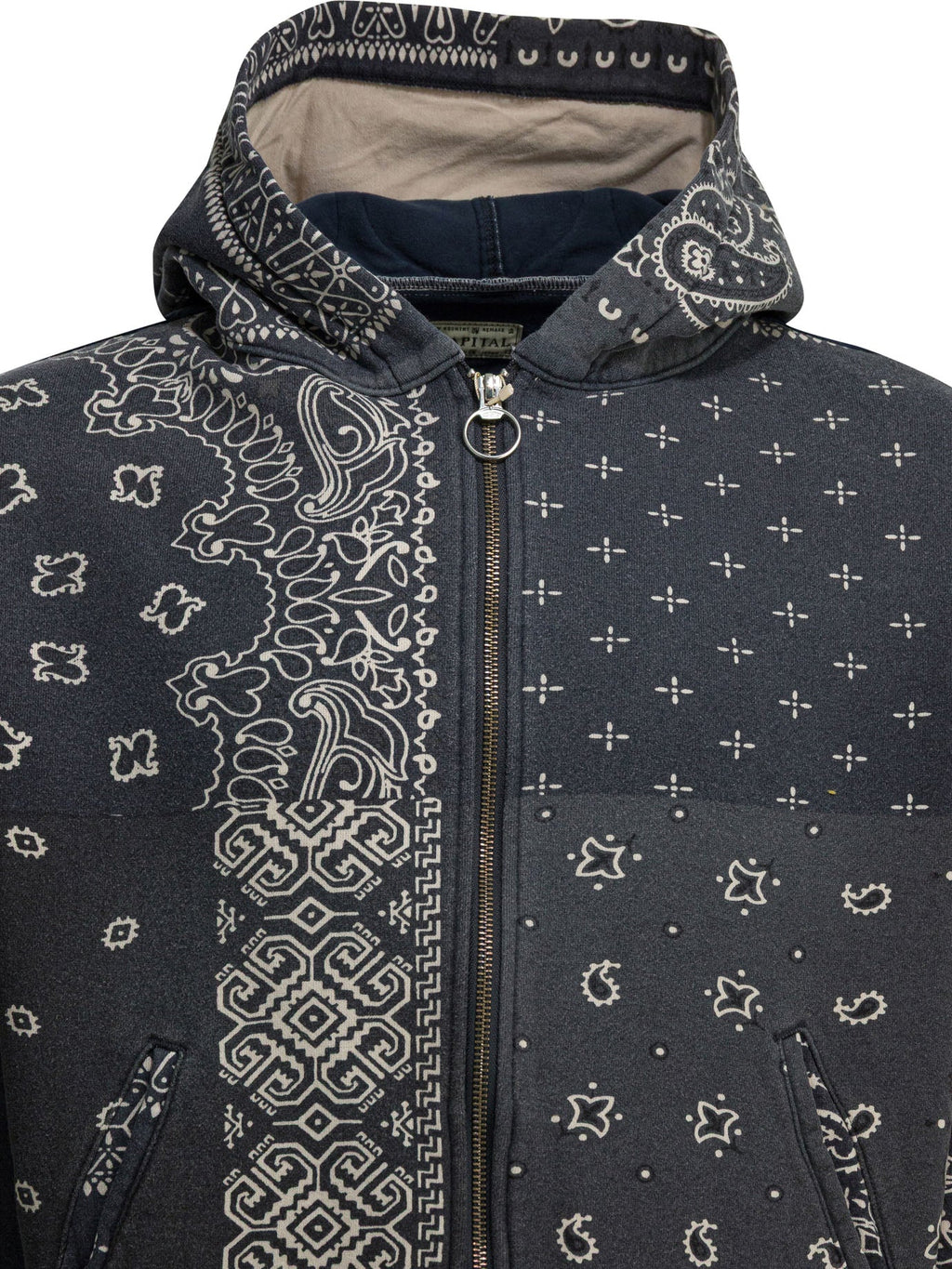 Kapital "knit Bandana" Hoodie