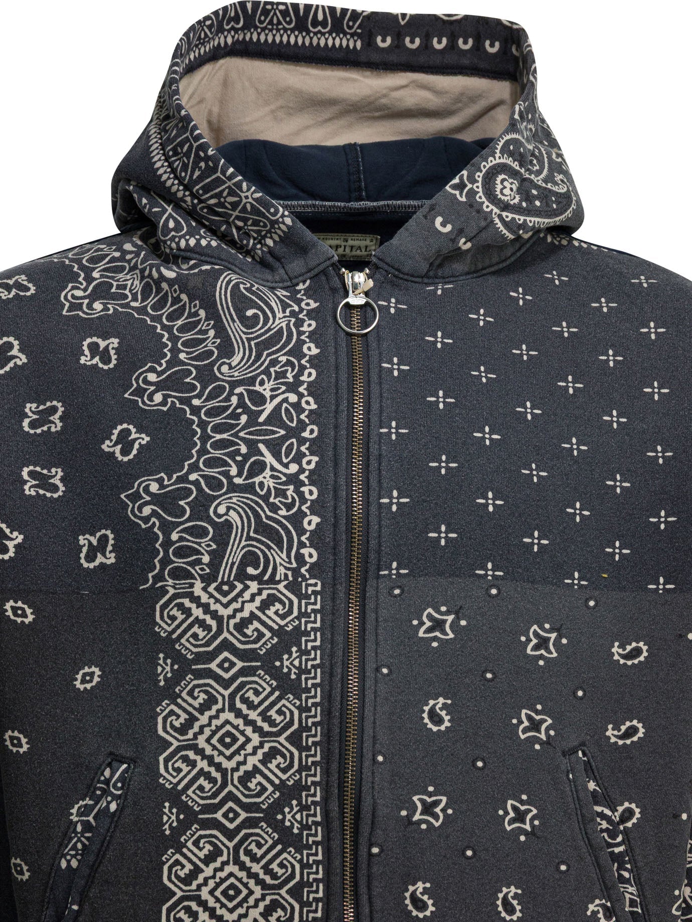 Kapital "knit Bandana" Hoodie